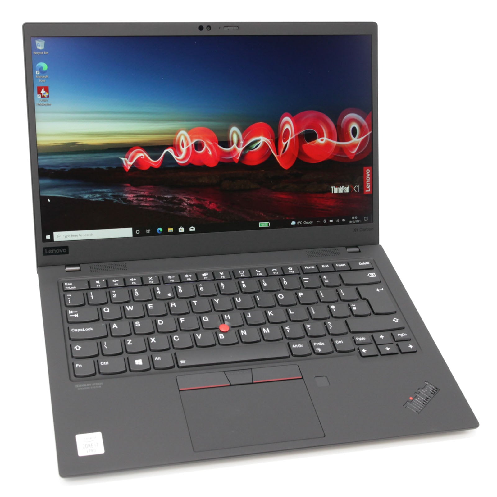 Lenovo ThinkPad X1 Carbon 8th Gen: 10th Gen Core i7, 16GB RAM, 1TB